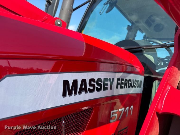image for item ET7192 2023 Massey Ferguson 5711 Dyna-4 MFWD tractor