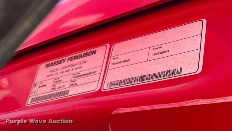 image for item ET7192 2023 Massey Ferguson 5711 Dyna-4 MFWD tractor