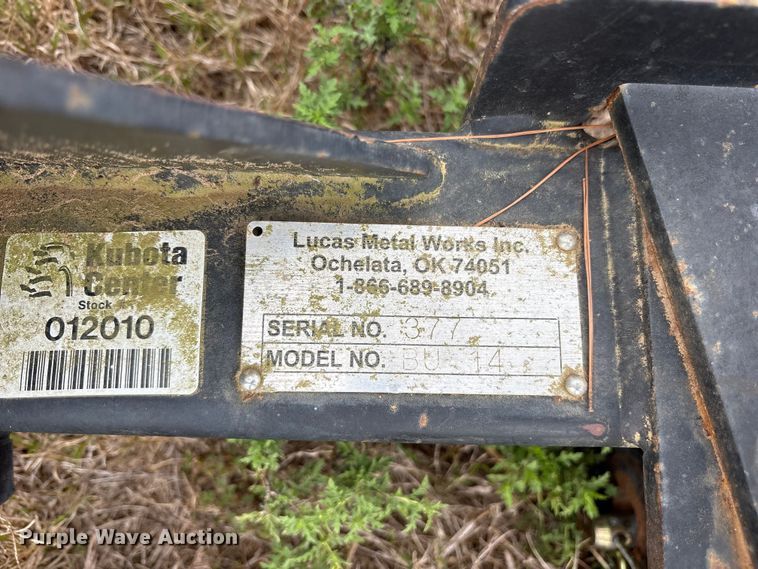 image for item ET7202 Lucid Metal Works BU14 bale unroller