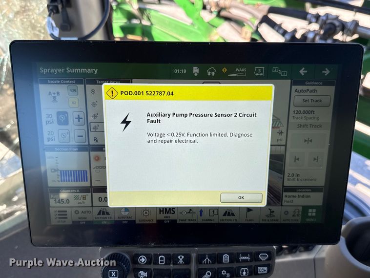 image for item EU5238 2025 John Deere 412R sprayer