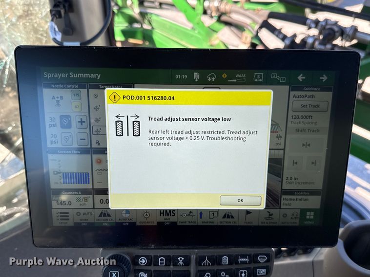 image for item EU5238 2025 John Deere 412R sprayer