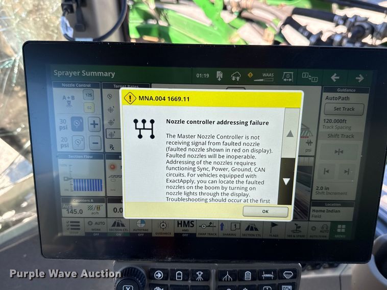 image for item EU5238 2025 John Deere 412R sprayer