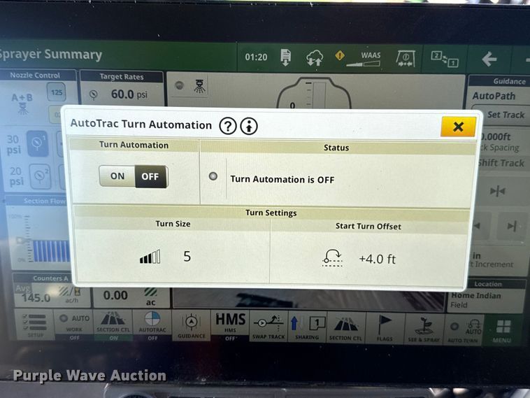 image for item EU5238 2025 John Deere 412R sprayer