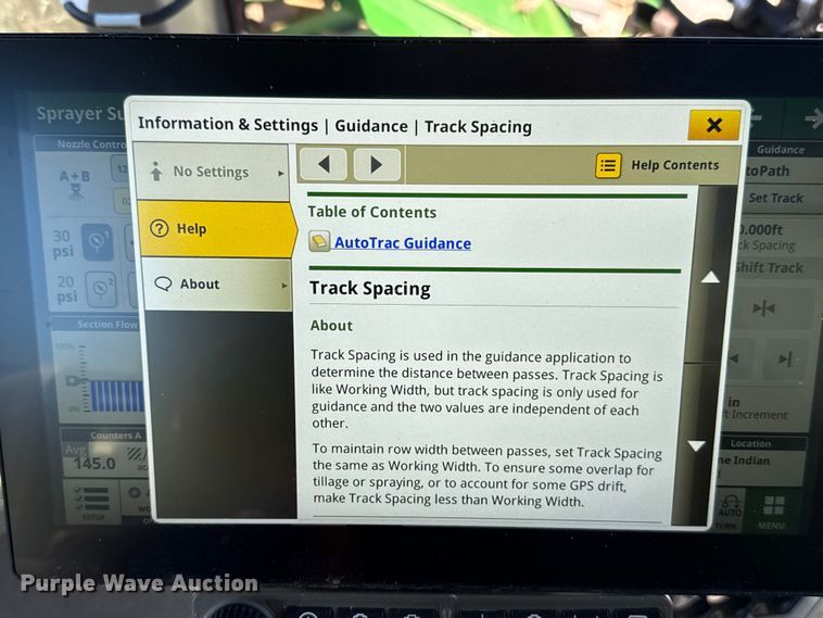 image for item EU5238 2025 John Deere 412R sprayer