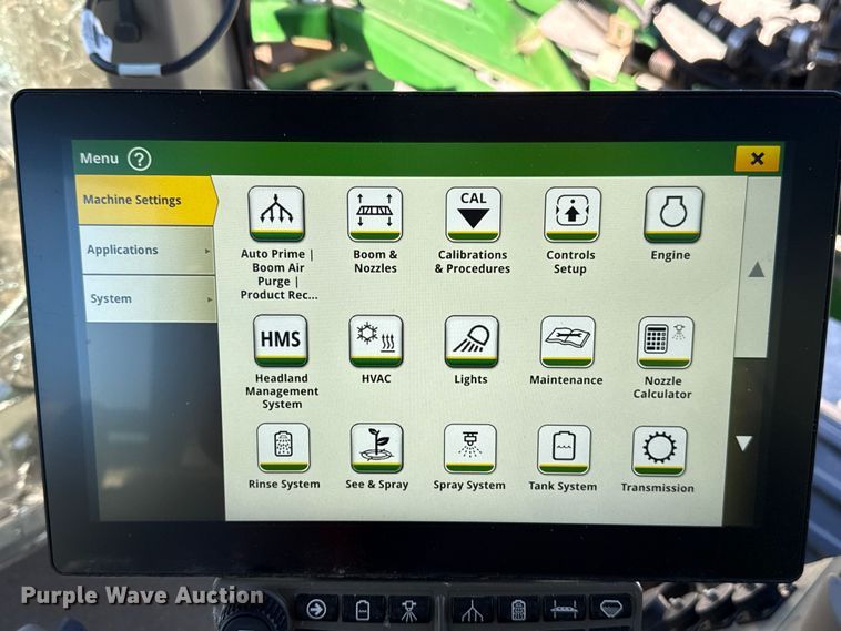 image for item EU5238 2025 John Deere 412R sprayer