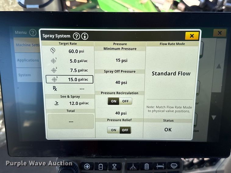 image for item EU5238 2025 John Deere 412R sprayer