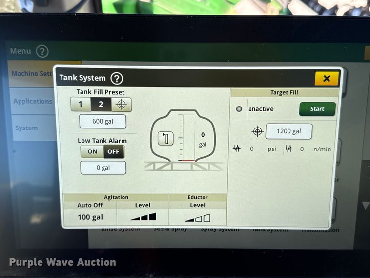 image for item EU5238 2025 John Deere 412R sprayer