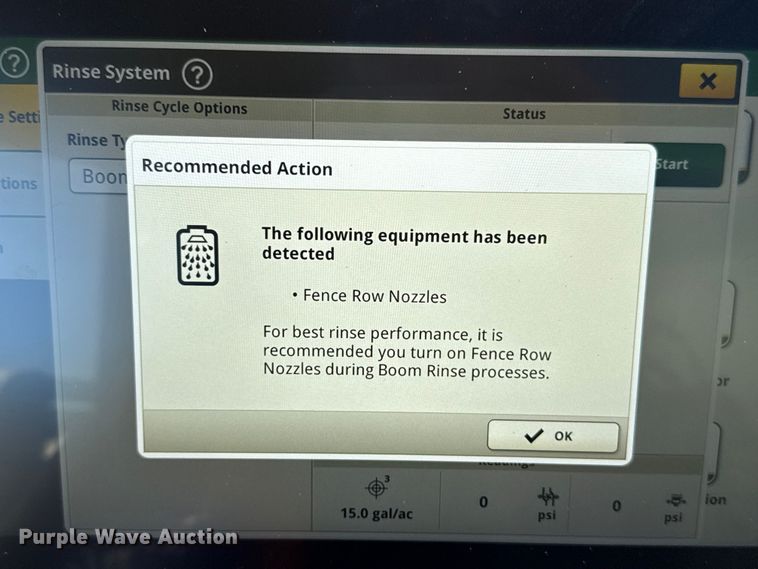 image for item EU5238 2025 John Deere 412R sprayer