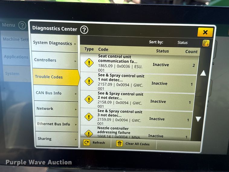 image for item EU5238 2025 John Deere 412R sprayer