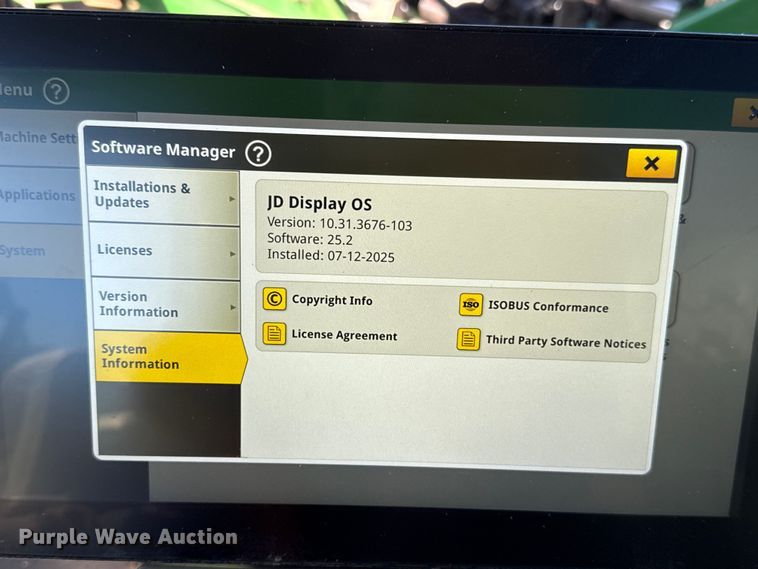 image for item EU5238 2025 John Deere 412R sprayer