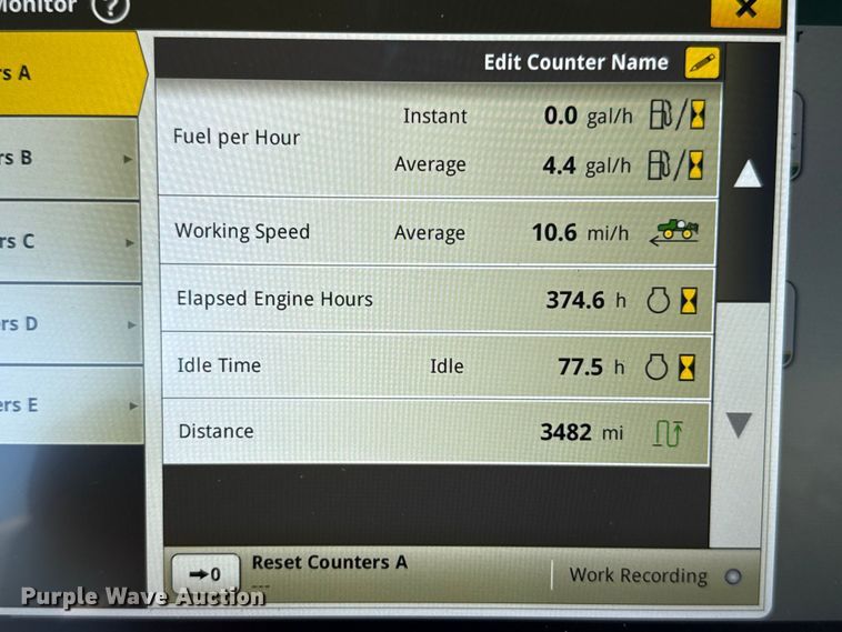 image for item EU5238 2025 John Deere 412R sprayer