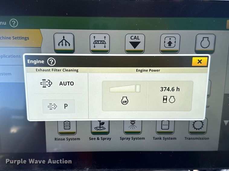 image for item EU5238 2025 John Deere 412R sprayer