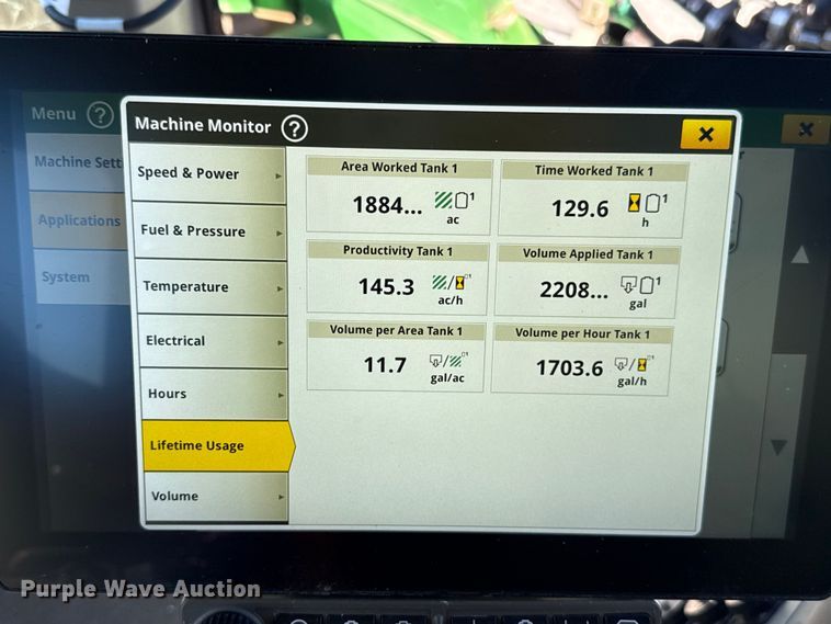 image for item EU5238 2025 John Deere 412R sprayer