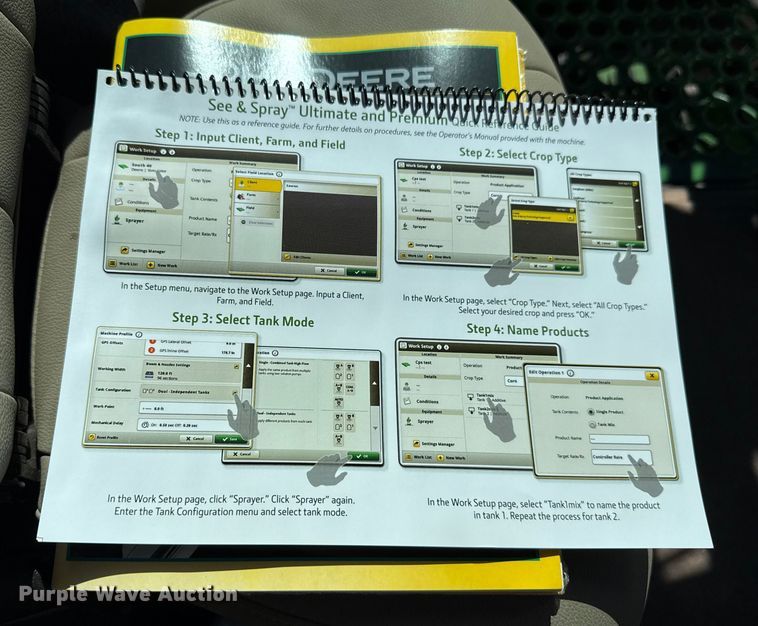 image for item EU5238 2025 John Deere 412R sprayer