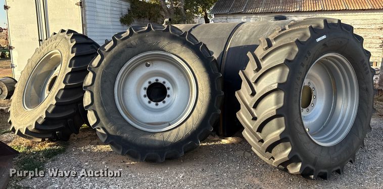 image for item EU5367 (4) Mitas 650/65R38 flotation tires and wheels