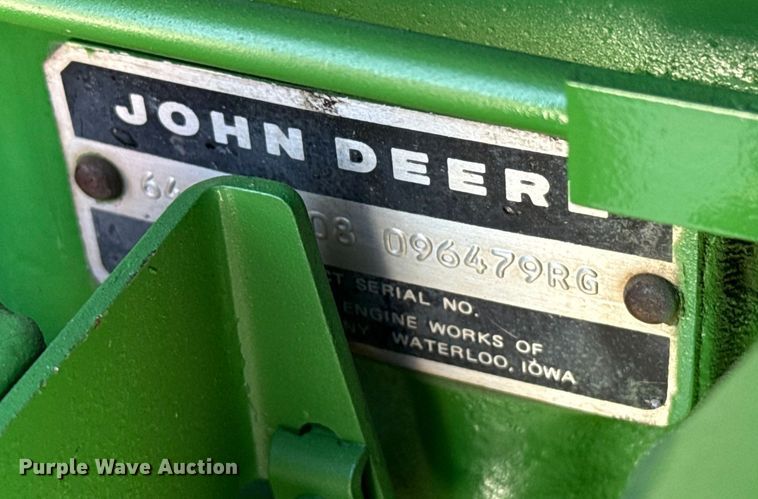 image for item EU5370 1979 John Deere 4640 tractor