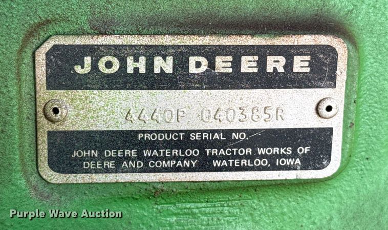 image for item EU5371 1980 John Deere 4440 tractor