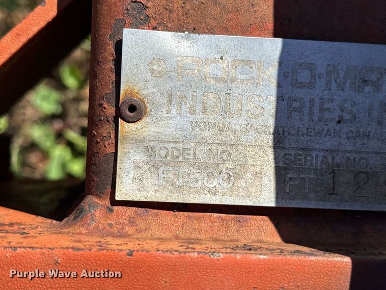 image for item EU6209 Rock-O-Matic FT500 rock picker