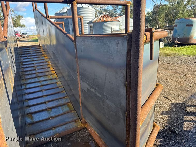 image for item EU6279 Shop built livestock loading chute