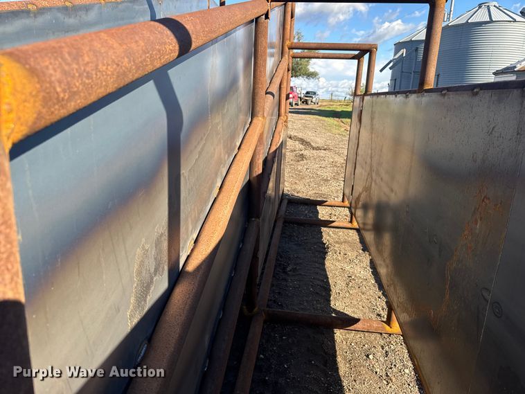 image for item EU6279 Shop built livestock loading chute