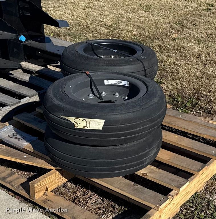 image for item EU6324 (4) Traks 4-25.5x8-14 tires and wheels