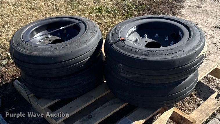 image for item EU6324 (4) Traks 4-25.5x8-14 tires and wheels