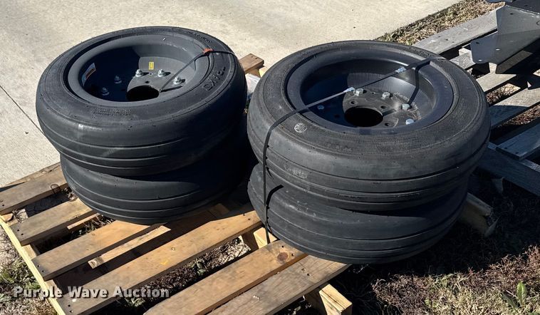 image for item EU6324 (4) Traks 4-25.5x8-14 tires and wheels