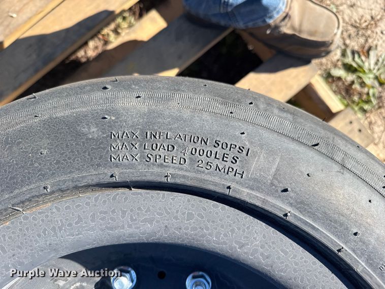 image for item EU6324 (4) Traks 4-25.5x8-14 tires and wheels