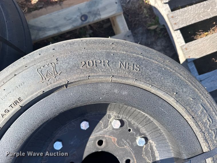 image for item EU6324 (4) Traks 4-25.5x8-14 tires and wheels