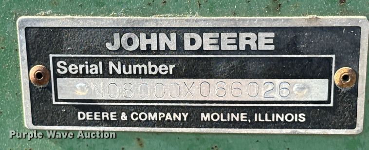image for item EU6332 John Deere 8350 grain drill