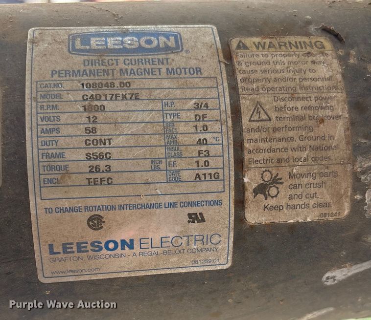 image for item EV2552 2011 Jennings Trailers FB081 Sure-Pull feed buggy