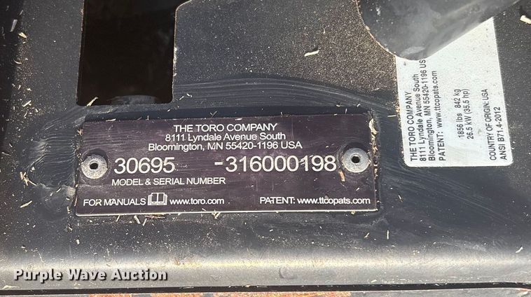 image for item EV2554 Toro 30695 lawn mower