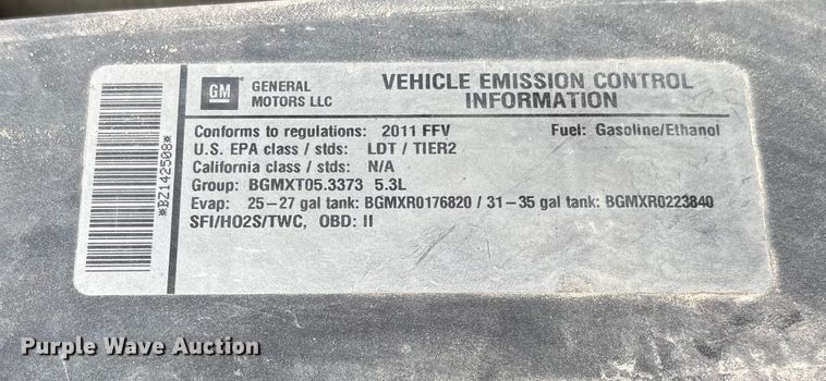 image for item EV3230 2011 Chevrolet Silverado 1500 Ext. Cab pickup truck