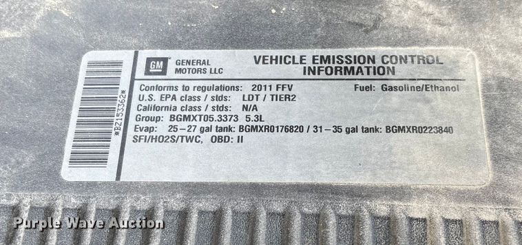 image for item EV3231 2011 Chevrolet Silverado 1500 LT Ext. Cab pickup truck