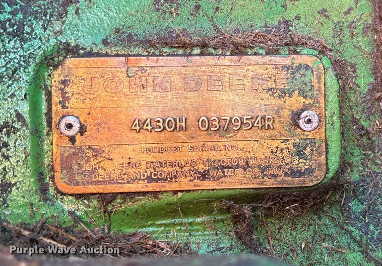 image for item EV3236 1975 John Deere 4430 HFWD tractor