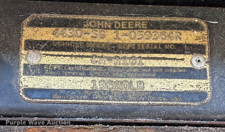 image for item EV3236 1975 John Deere 4430 HFWD tractor