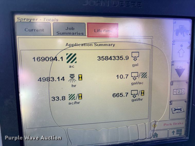 image for item EV3237 2013 John Deere 4830 sprayer