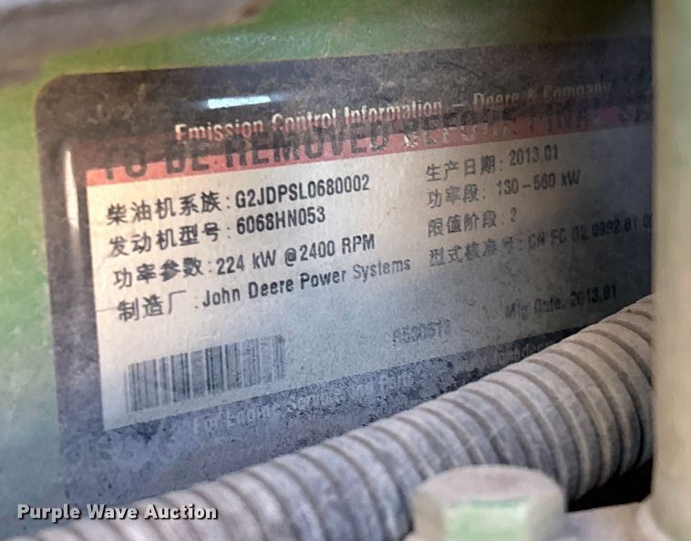 image for item EV3237 2013 John Deere 4830 sprayer