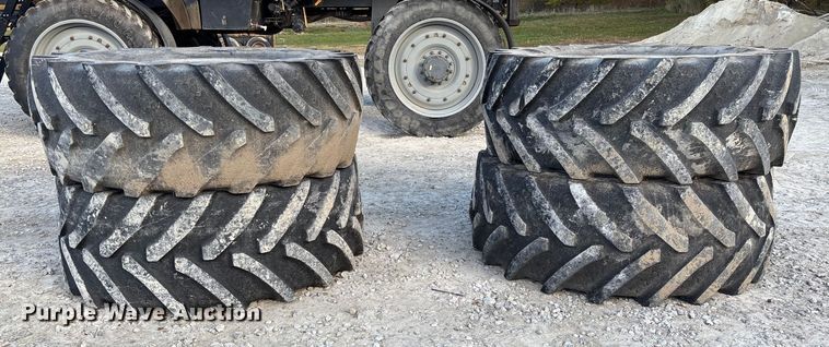 image for item EV3241 (4) BKT 650/65R38 Agri Max RT 657 flotation tires and wheels