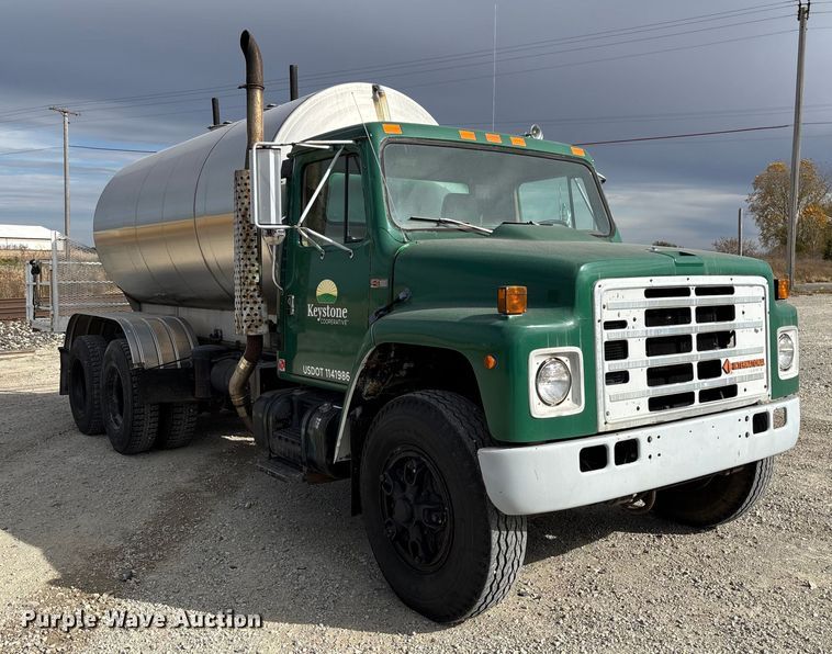 image for item EV3242 1987 International F-1954 tank truck