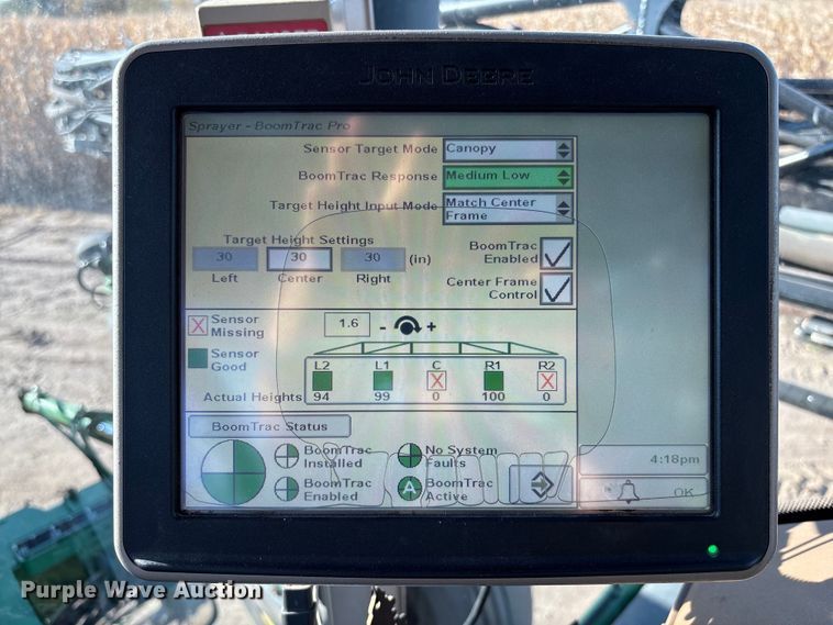 image for item EV3244 2012 John Deere 4830 sprayer