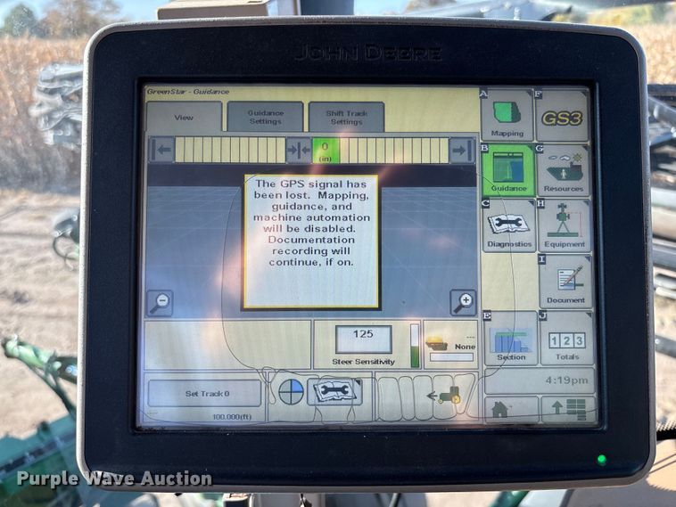 image for item EV3244 2012 John Deere 4830 sprayer