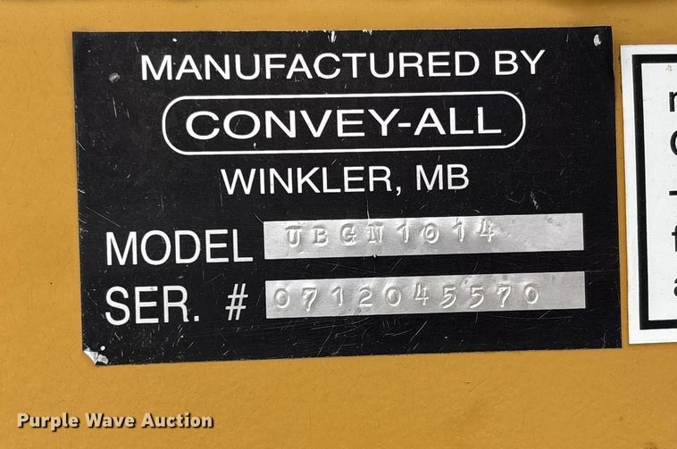 image for item EV3247 Convey-All UBGN1014 Conveyor