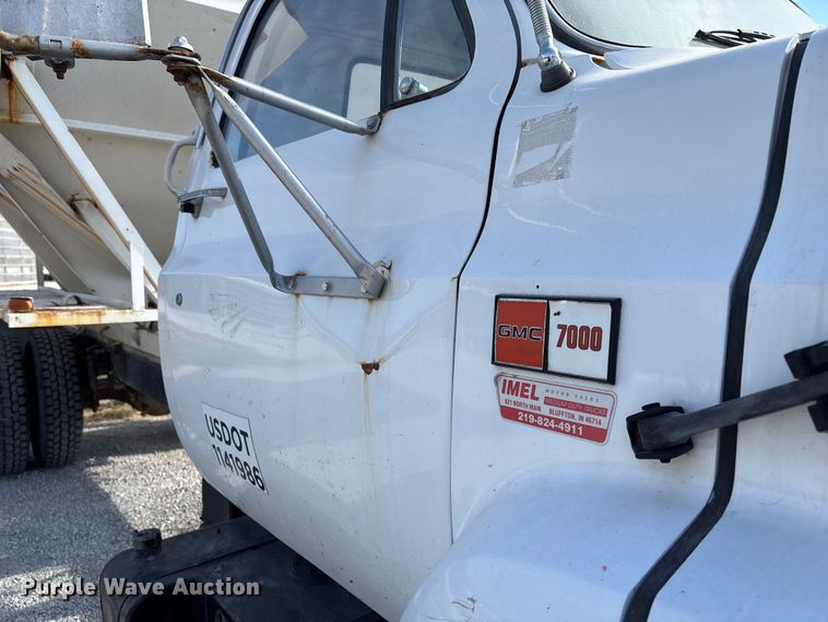 image for item EV3248 1988 GMC C7 fertilizer delivery truck