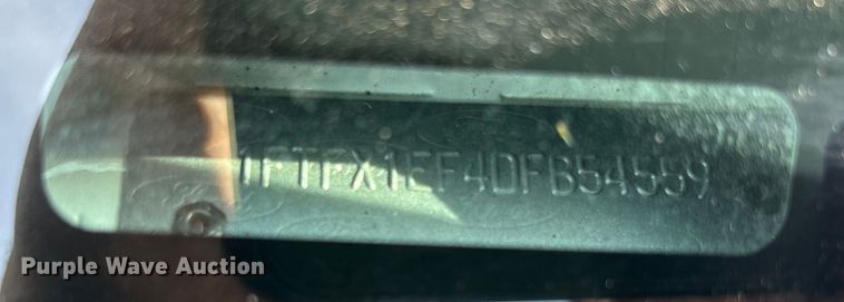 image for item EV3251 2013 Ford F150 SuperCab pickup truck