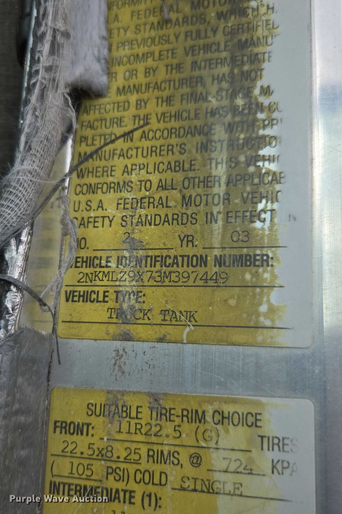 image for item EV4384 2003 Kenworth T300 fuel truck