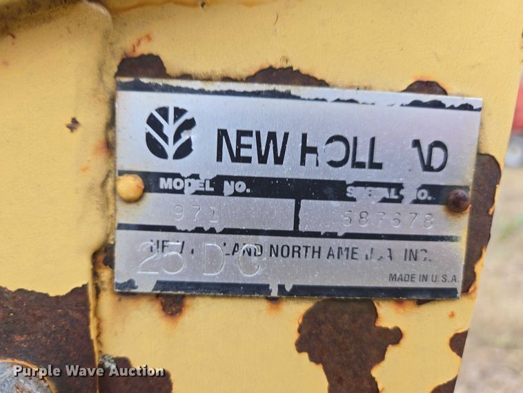 image for item EV5483 New Holland 971 rigid head