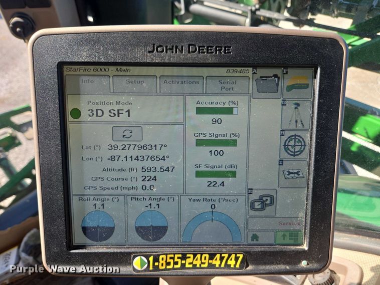 image for item EV5495 2016 John Deere R4045 sprayer