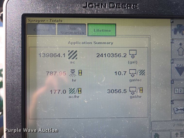 image for item EV5495 2016 John Deere R4045 sprayer