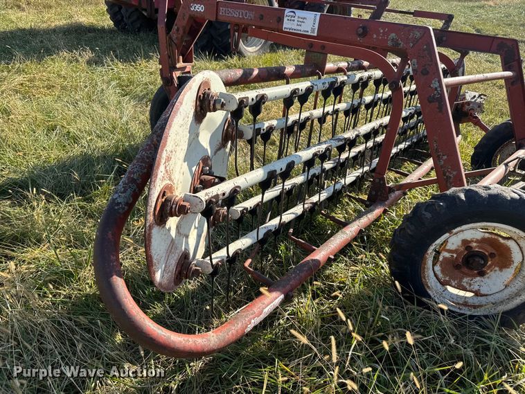 image for item FK0593 Hesston 3950 hay rake